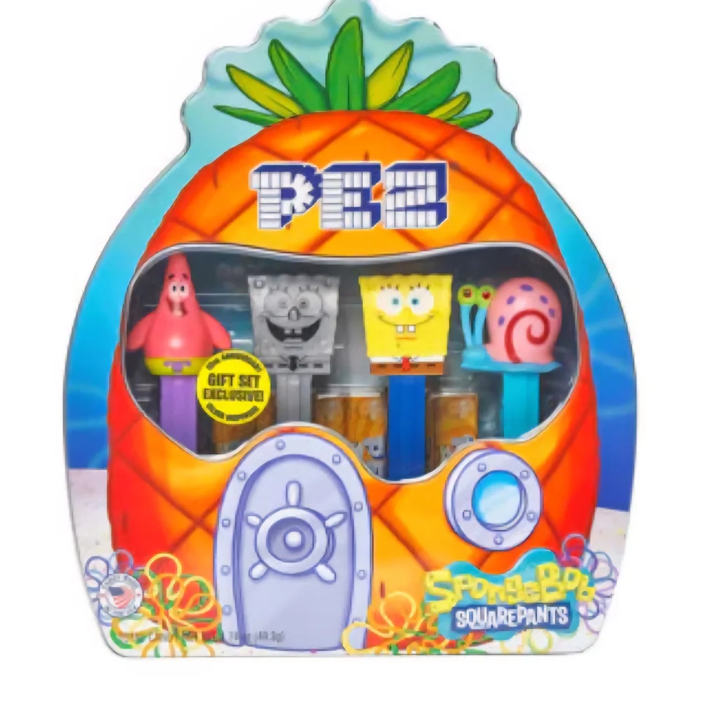SpongeBob SquarePants PEZ Candy Dispenser Set